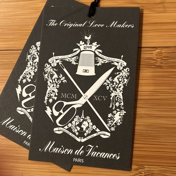 NWT-Maison de Vacances the toile Mimi Vichy canvas-8 Napkins
Orig $22 napkin - Picture 3 of 5